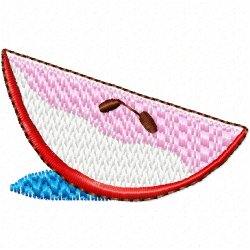Apple Embroidery Design 8